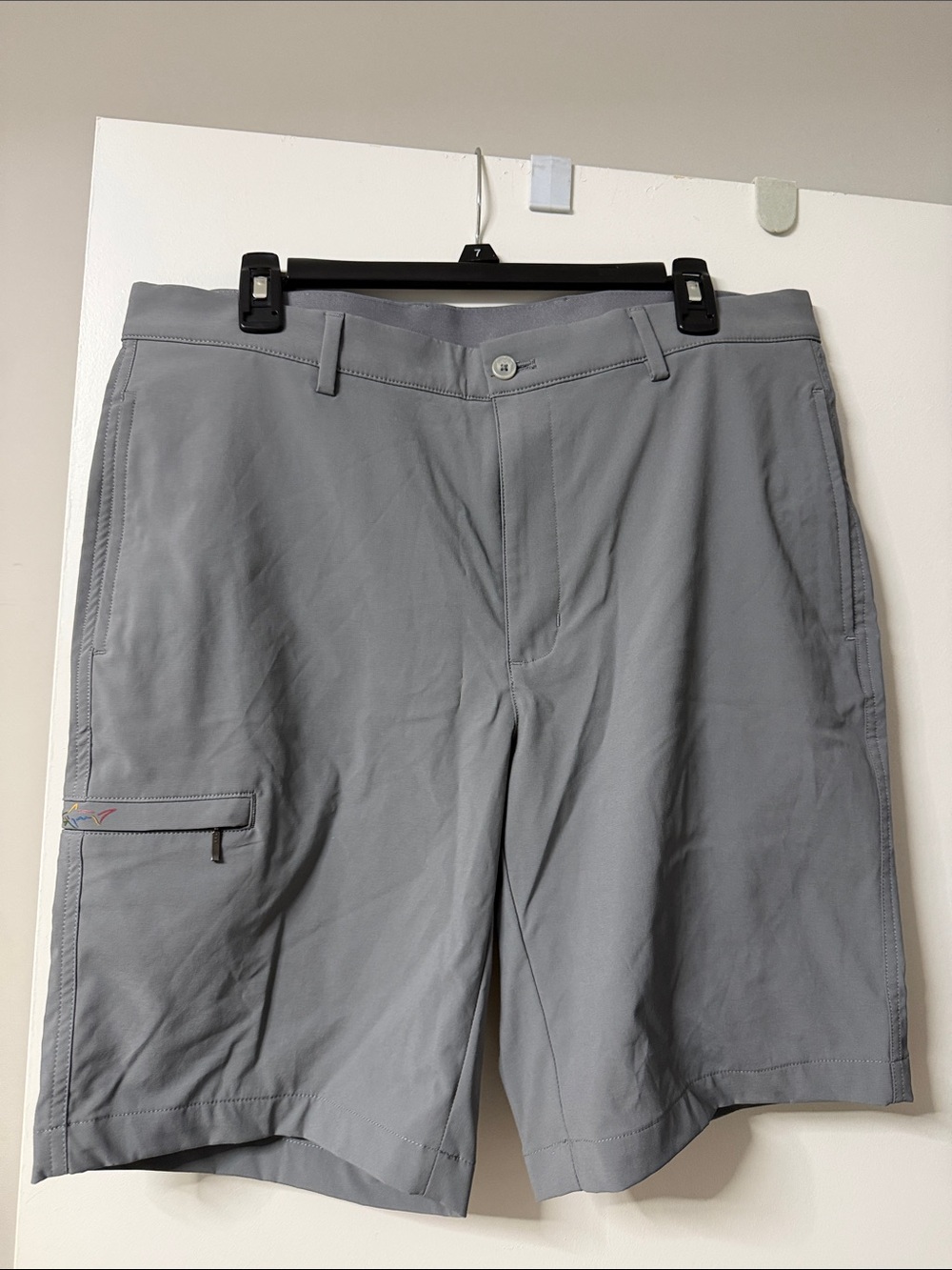 Signature Men's Light Gray Hybrid Performance Shorts